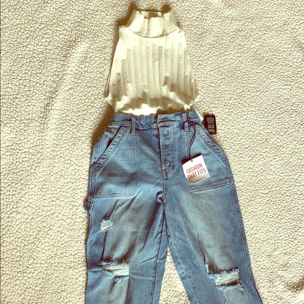 NWT Reformation Top and Fashion Nova Jeans
